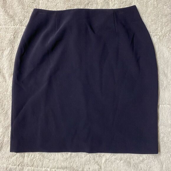 Ann Taylor Petites Navy Skirt - Picture 1 of 4